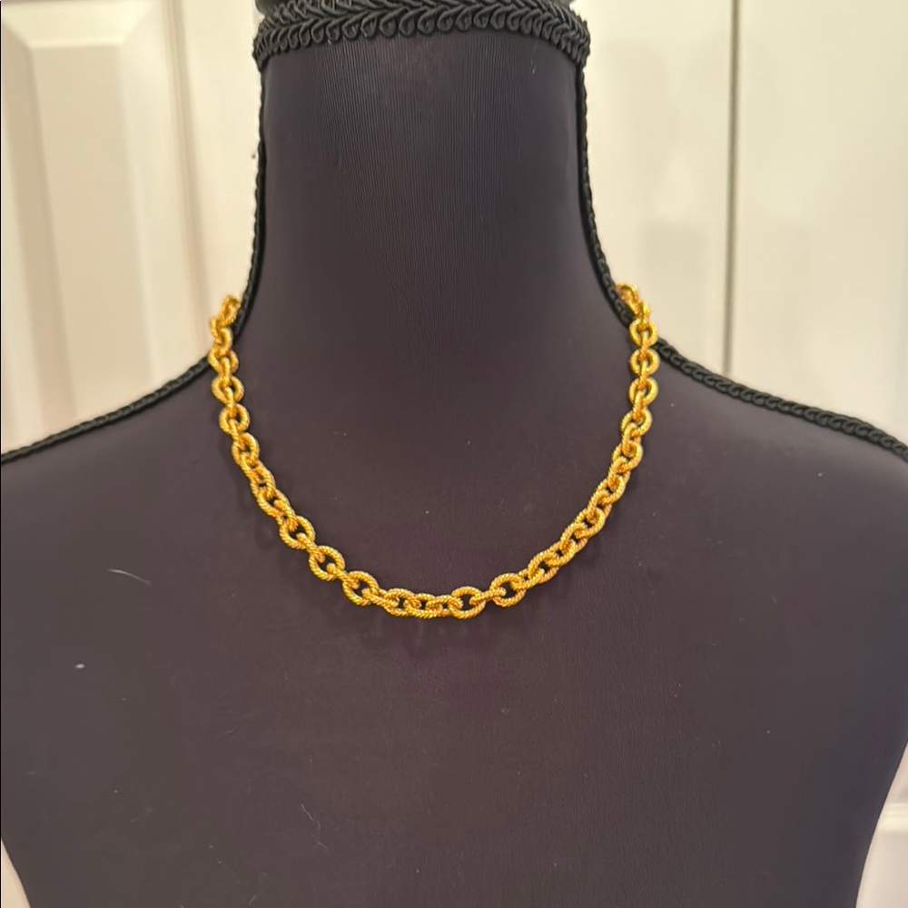 Anne Klein Gold tone Classic Cable Necklace
